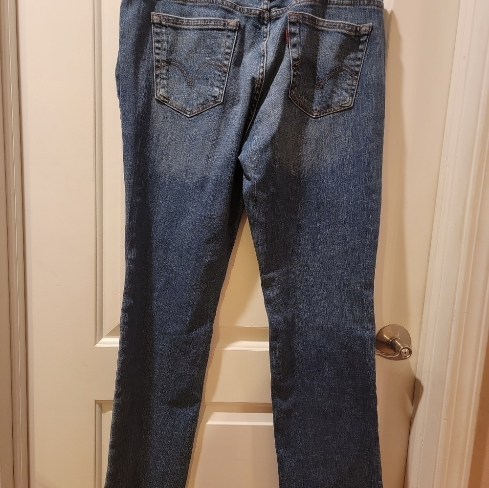 LEVI'S Straight Leg 505 Jeans Size 12 Short - Picture 4 of 8
